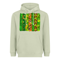 Matcha St. Patrick's Day brushstrokes Heavyweight Hoodie - HowdyJamesFarm