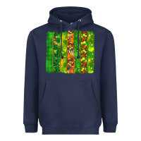 Navy St. Patrick's Day brushstrokes Heavyweight Hoodie - HowdyJamesFarm