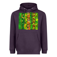 Plum St. Patrick's Day brushstrokes Heavyweight Hoodie - HowdyJamesFarm