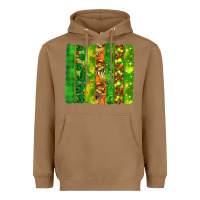 Toasted Coconut St. Patrick's Day brushstrokes Heavyweight Hoodie - HowdyJamesFarm
