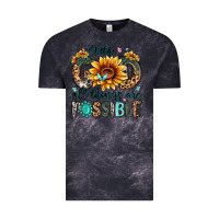 Cloud Black with god all things are possible malias Vintage Tee - MaliasSmallBusiness