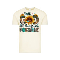 Vintage Arctic with god all things are possible malias Vintage Tee - MaliasSmallBusiness