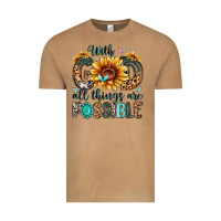 Vintage Camel with god all things are possible malias Vintage Tee - MaliasSmallBusiness