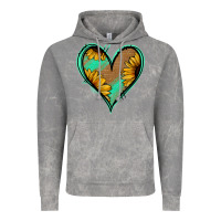Cloud Rock Sunflower Heart Vintage Hoodie - Jasminsmagicworld