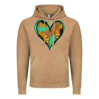 Vintage Camel Sunflower Heart Vintage Hoodie - Jasminsmagicworld