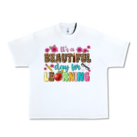 White its a beautiful day for learning Urban Heavy Tee - NancyCooperArtShop