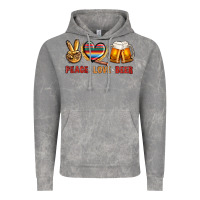 Cloud Rock peace love beer Vintage Hoodie - NancyCooperArtShop