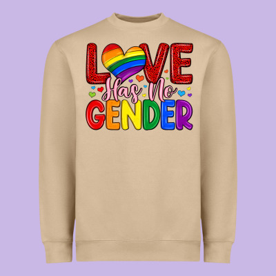 Love Has No Gender Heavyweight Sweatshirt Designed By Artiststas
