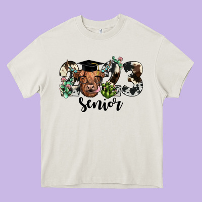 Highland Cow 2023 Heavy Core Tee Designed By Jahusdesignshop
