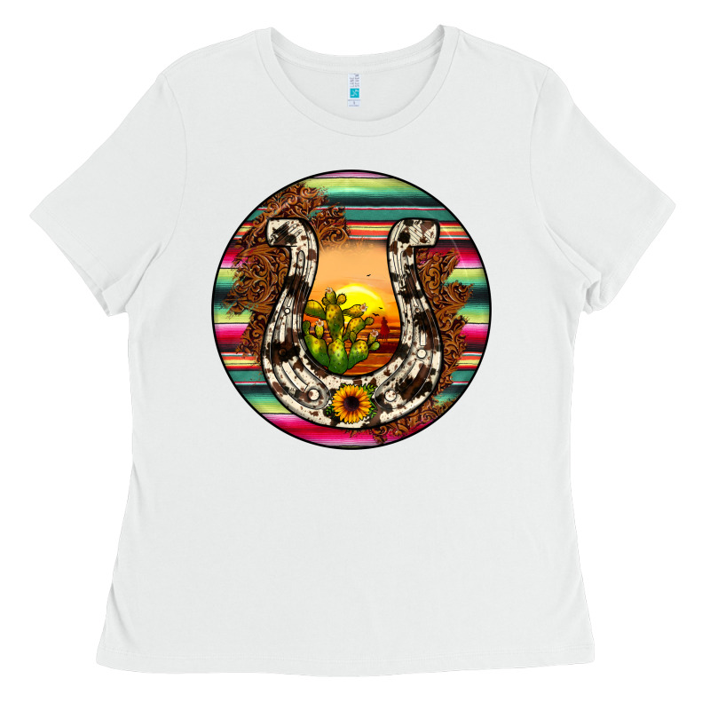 Horseshoe Circle Ladies Tee by JahusDesignShop | Teevron