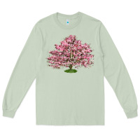 Matcha Flowering Dogwood Tree Long Sleeve Tee - LillyAllenDesigns