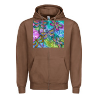 Chestnut dragonflies Zipper Hoodie - TumblerDesignByShophia
