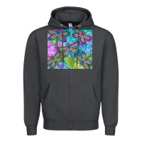 Smoke dragonflies Zipper Hoodie - TumblerDesignByShophia