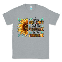 Heather Grey when you can't find the sunshine be the sunshine Classic Tee - MaliasSmallBusiness