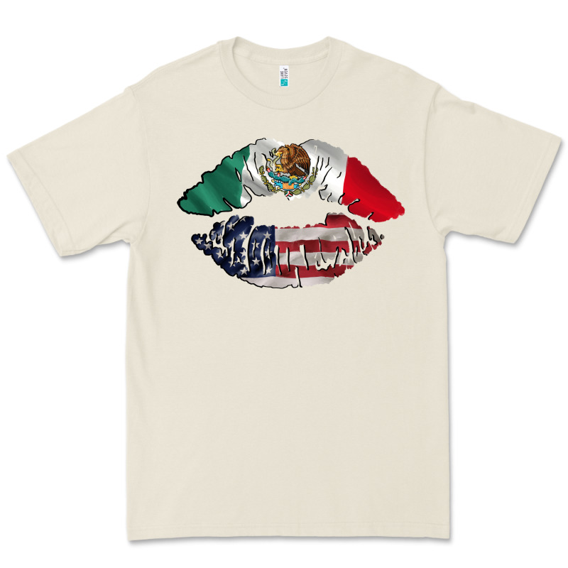 Mexico Usa Lips Premium Tee by AdoDesignShop | Teevron