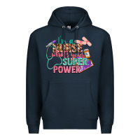 Navy i'm a nurse what's your superpower Premium Hoodie - CowGirlArtShop