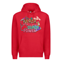 Red i'm a nurse what's your superpower Premium Hoodie - CowGirlArtShop