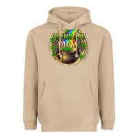 Mushroom St. Patrick's Shamrock farm Heavyweight Hoodie - CowGirlArtShop