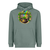 Sage St. Patrick's Shamrock farm Heavyweight Hoodie - CowGirlArtShop