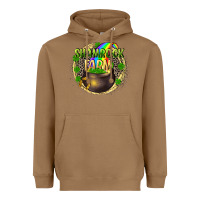 Toasted Coconut St. Patrick's Shamrock farm Heavyweight Hoodie - CowGirlArtShop
