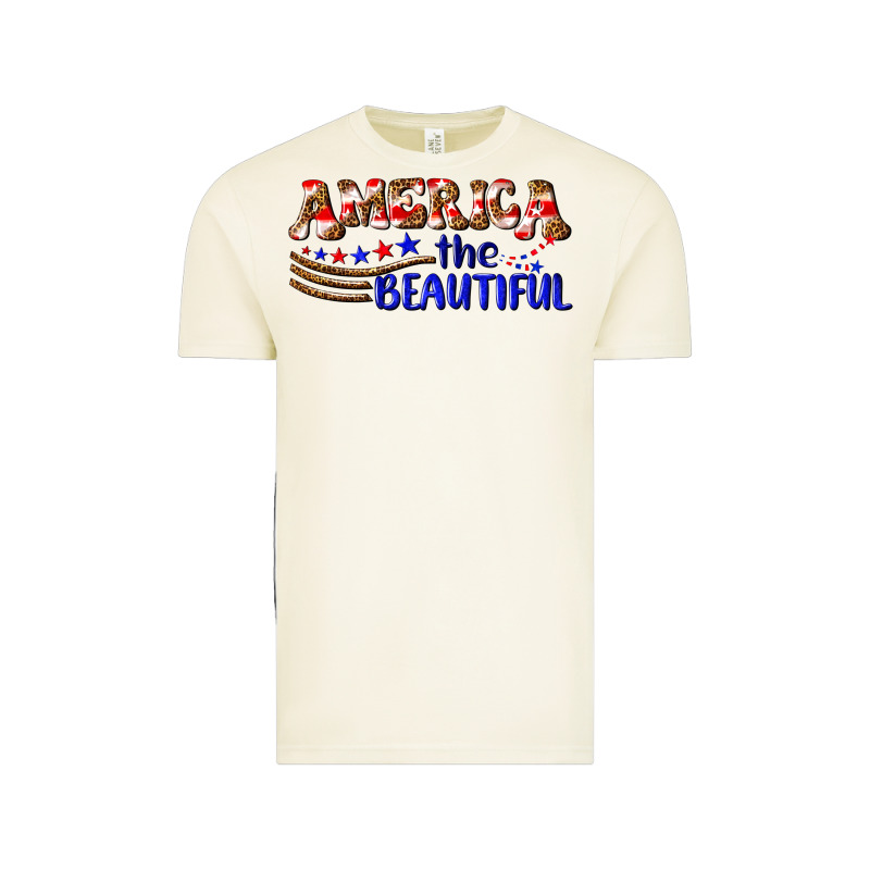 America The Beautiful Vintage Tee by NancyCooperArtShop | Teevron