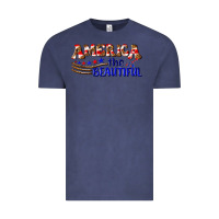 Vintage Denim America the beautiful Vintage Tee - NancyCooperArtShop