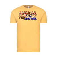 Vintage Mustard America the beautiful Vintage Tee - NancyCooperArtShop