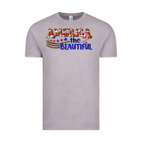 Vintage Zinc America the beautiful Vintage Tee - NancyCooperArtShop