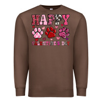 Chestnut happy valentine's day paws Premium Sweatshirt - OliviaCreatesArt