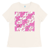 Bone floral school seamless pattern Ladies Tee - BundleAndBundleShop