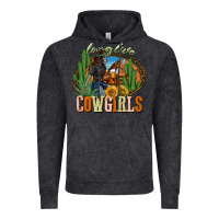 Vintage Black long live cowgirls Vintage Hoodie - NancyCooperArtShop