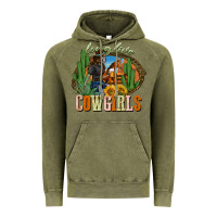 Vintage Olive long live cowgirls Vintage Hoodie - NancyCooperArtShop