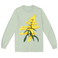 Matcha Botanical Goldenrod Long Sleeve Tee - LillyAllenDesigns