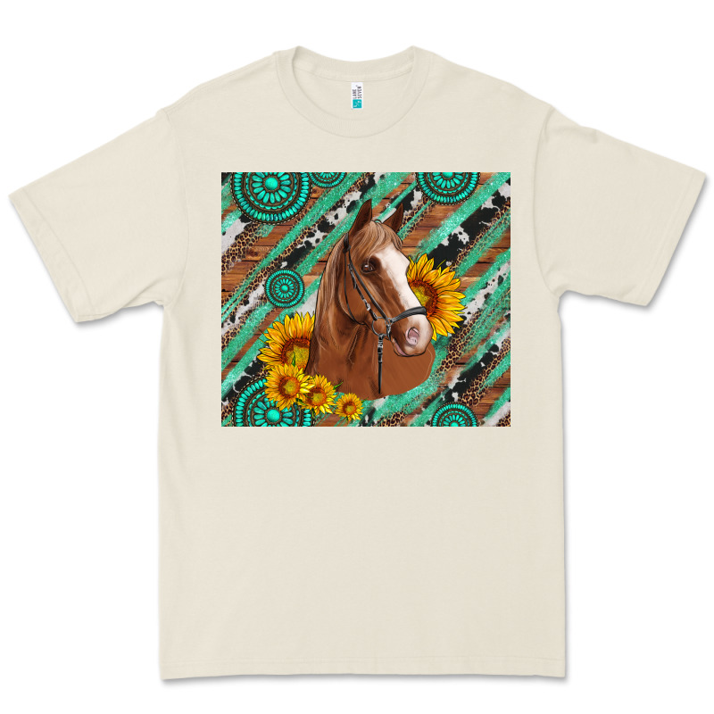 Western Horse With Gemstone And Sunflower Premium Tee by Artiststas | Teevron