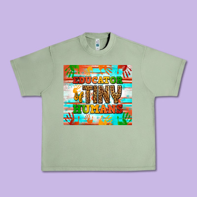 Educator Of Tiny Humans Urban Heavy Tee Designed By Nancycooperartshop