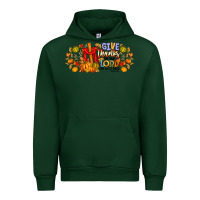 Forest Green give thanks to the lord for he is good Urban Hoodie - CowhideDigitalArt