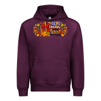 Mauve Wine give thanks to the lord for he is good Urban Hoodie - CowhideDigitalArt