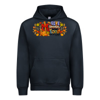 Navy give thanks to the lord for he is good Urban Hoodie - CowhideDigitalArt