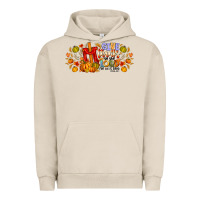 Pigment French Oak give thanks to the lord for he is good Urban Hoodie - CowhideDigitalArt