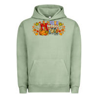 Pigment Oil Green give thanks to the lord for he is good Urban Hoodie - CowhideDigitalArt