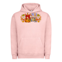 Pigment Salmon give thanks to the lord for he is good Urban Hoodie - CowhideDigitalArt
