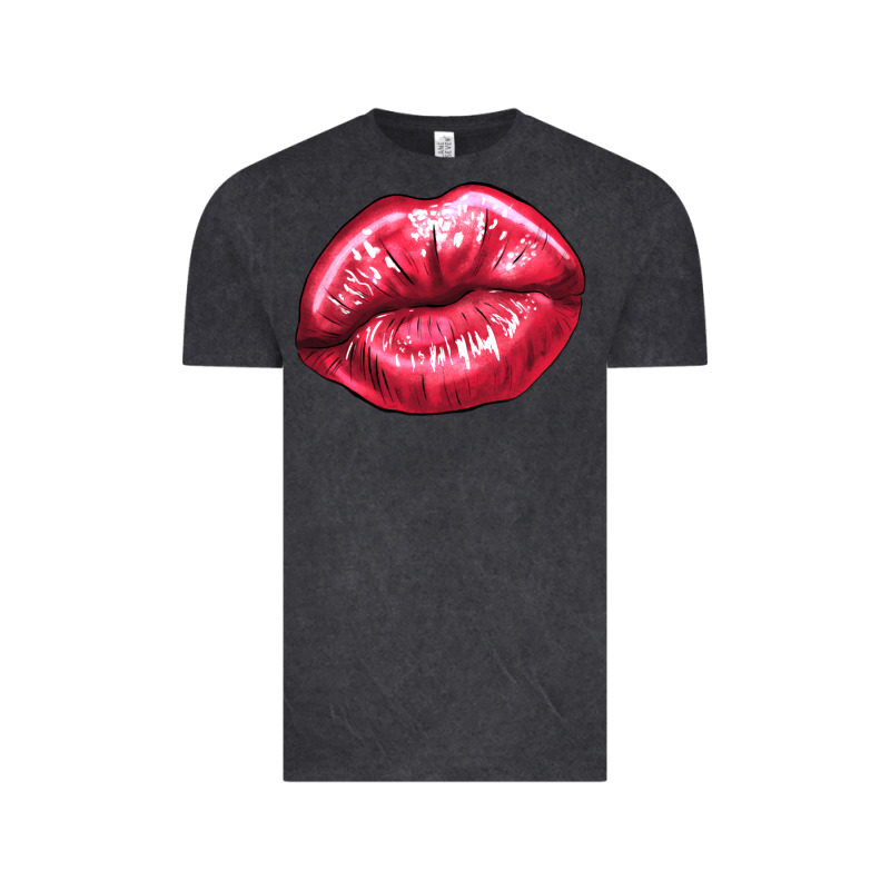Lips Mark Vintage Tee by NancyCooperArtShop | Teevron