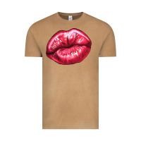 Vintage Camel lips mark Vintage Tee - NancyCooperArtShop