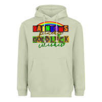 Matcha Rainbows pinches good luck wisher St. Patrick's Heavyweight Hoodie - CowGirlArtShop