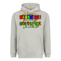 Moon Dust Rainbows pinches good luck wisher St. Patrick's Heavyweight Hoodie - CowGirlArtShop