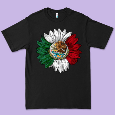 Mexico Sunflower Premium Tee Designed By Adodesignshop