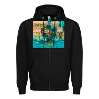 Black wıshın i was fıshın Zipper Hoodie - TumblerDesignByShophia
