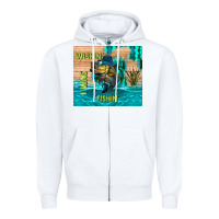 White wıshın i was fıshın Zipper Hoodie - TumblerDesignByShophia