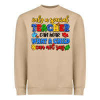 Mushroom only a special teacher can hear what a child can n Heavyweight Sweatshirt - Artiststas