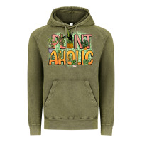 Vintage Olive plantaholic Vintage Hoodie - NancyCooperArtShop